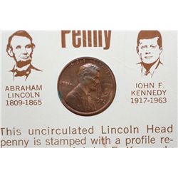 1972-D Lincoln-Kennedy Penny, UNC