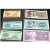 Image 1 : 1980 Foreign Bank Note, lot of 3, 1 Yi Jiao, 2 Er Jiao & 5 Wu Jiao Bills