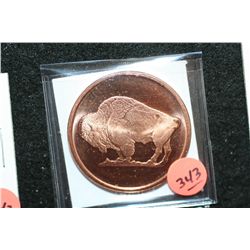 2011 Buffalo Copper Round, .999 Fine 1 Oz.
