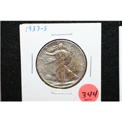 1937-S Walking Liberty Half Dollar