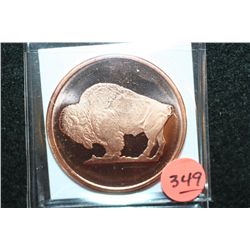 2011 Buffalo Copper Round, .999 Fine 1 Oz.