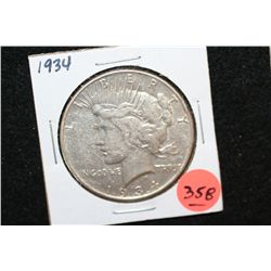 1934 Peace $1