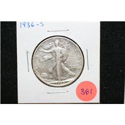 1936-S Walking Liberty Half Dollar