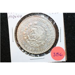 1966 Mexico Un Peso Foreign Coin