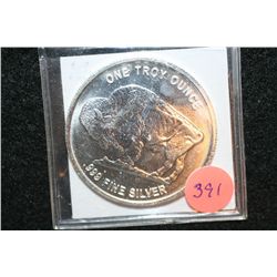 Buffalo Nickel Silver Round, .999 Fine 1 Oz.