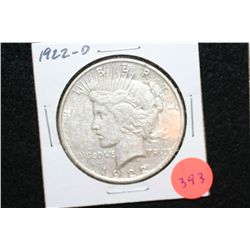 1922-D Peace $1