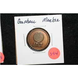 AT&T Golf Ball Marker