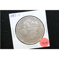1887-O Silver Morgan $1