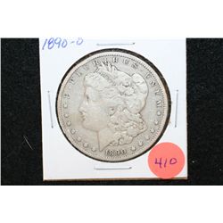 1890-O Silver Morgan $1