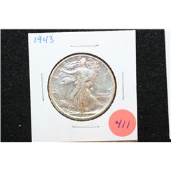 1943 Walking Liberty Half Dollar