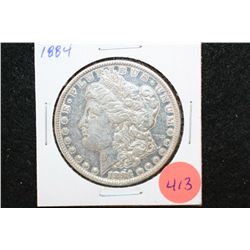 1884 Silver Morgan $1