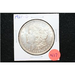 1921-D Silver Morgan $1
