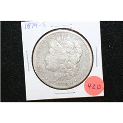 1879-S Silver Morgan $1
