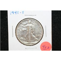 1941-S Walking Liberty Half Dollar