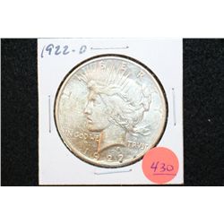 1922-D Peace $1