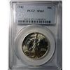 Image 1 : 1942 WALKING LIBERTY HALF DOLLAR PCGS MS65 GEM