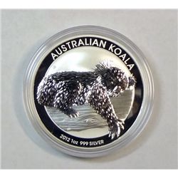 2012 AUSTRALIAN KOALA 1 oz. SILVER