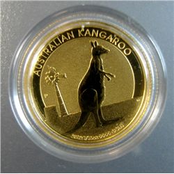2012 AUSTRALIAN 1/10th OUNCE .999 GOLD KANGAROO