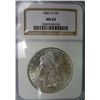 Image 1 : 1885-O MORGAN DOLLAR NGC MS63