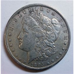 1893 MORGAN DOLLAR XF/AU