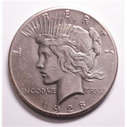 1928 PEACE DOLLAR AU