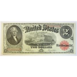 1917 $2 legal tender note  XF/AU
