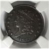 Image 2 : 1833 half cent   NGC XF C-1 environmental damage.Coin is a nice VF