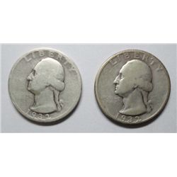 1932DS Washington quarter  good