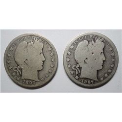 2 1897S Barber half $  KEY DATE