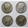 Image 1 : 4 1921 Mercury dimes AG