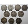 Image 2 : 10 Seated Liberty quarters   Good or better