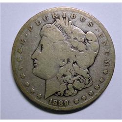 1889-CC MORGAN SILVER DOLLAR ORIGINAL VG+
