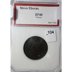 1787 NEW YORK- NOVA EBORAC PCI EF-40 POROUS