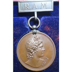 1925 BRONZE MEDAL ROYAL ACADEMY OF MUSIC