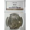 Image 1 : 1926 Peace $ NGC63
