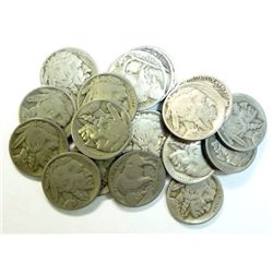 Roll (40) 1920D Buffalo nickels  good or better