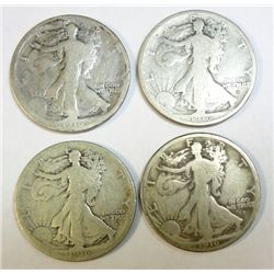 4  1916D Walker half $  good