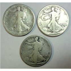 1916-1916D-1916S Walker half $  good