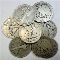1/2 roll(10) 1921S Walker half $  good