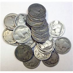 Roll(40)  1926D Buffalo nickels  solid date good or better.  Many VG