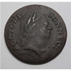 1785 CONNECTICUT MILLER 5F BUST RIGHT SHARP XF