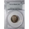 Image 1 : 1892 PROOF LIBERTY NICKEL PCGS PF-64 CAMEO