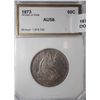 Image 1 : 1873 ARROWS SEATED HALF DOLLAR PCI  AU-58