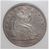 Image 2 : 1873 ARROWS SEATED HALF DOLLAR PCI  AU-58