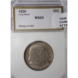 1936 LONG ISLAND COMMEMORATIVE HALF