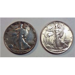 1938D Walker half $  VG