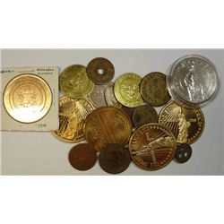 18 MISC tokens:Ohio farmers 1929-54;shop Bowling Green circa pre 70: