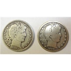 1903O Barber half $  Fine