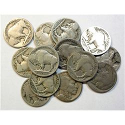 Roll(40)  1924S Buffalo nickels  most show only the 24