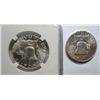Image 2 : 1954-S FRANKLIN HALF CH BU & 1963-D NGC MS-64